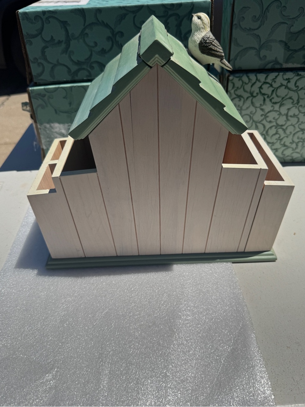 Pfaltzgraff Naturewood desk organizer. Preowned In-owned. No box. - Picture 7 of 8